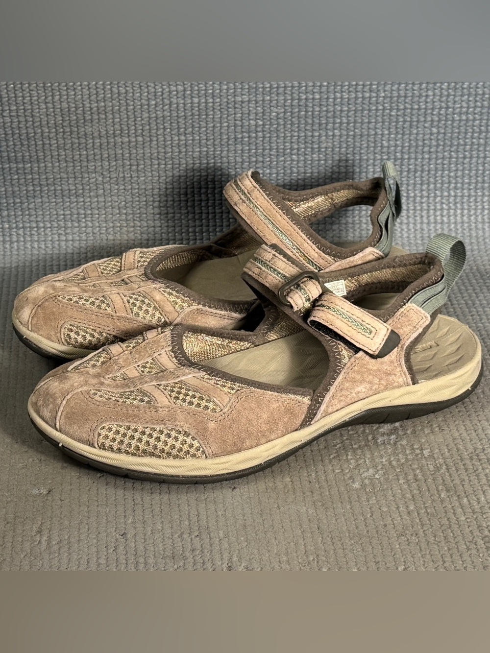Merrell Siren 2 Wrap Women’s Taupe Suede Mesh Performance Sandals Size 6